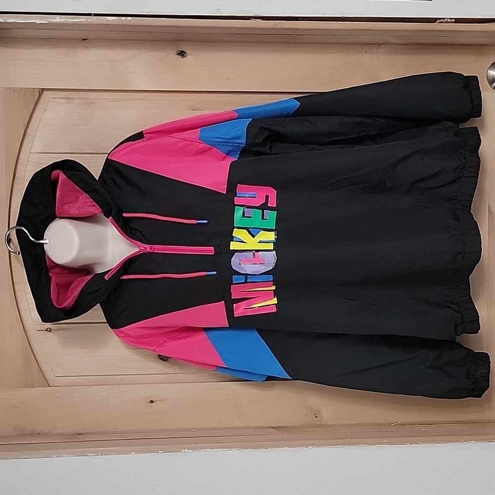 Vintage Micky Mouse Pullover Wind Breaker Size Large